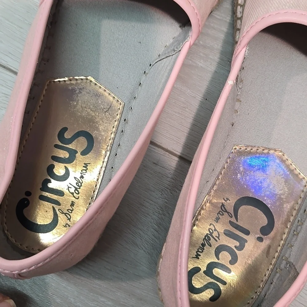 Circus by Sam Edelman Women Leni 8 Pink Espadrilles All Day Rose Flats Shoes 9M